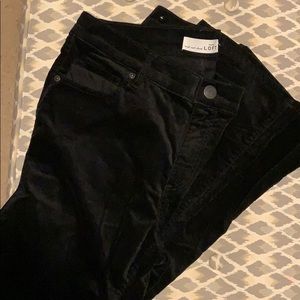 Loft velvet pants